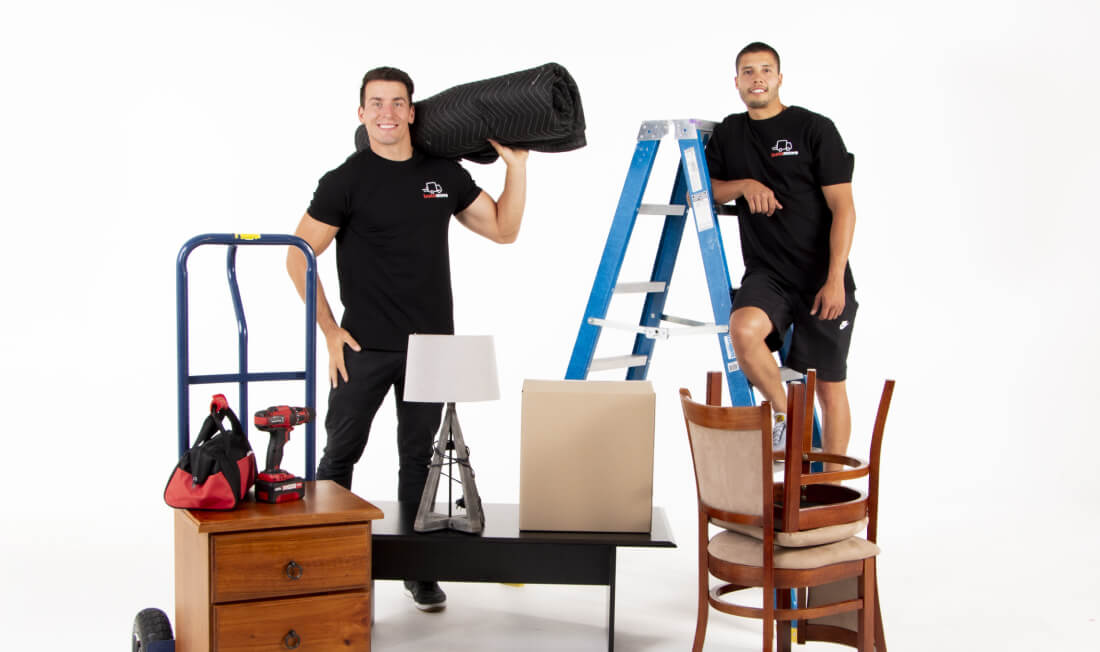 Removalists in studio