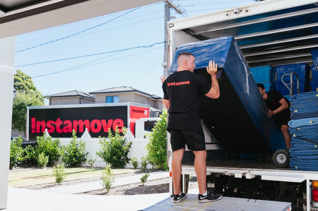 Instamove team loading a truck